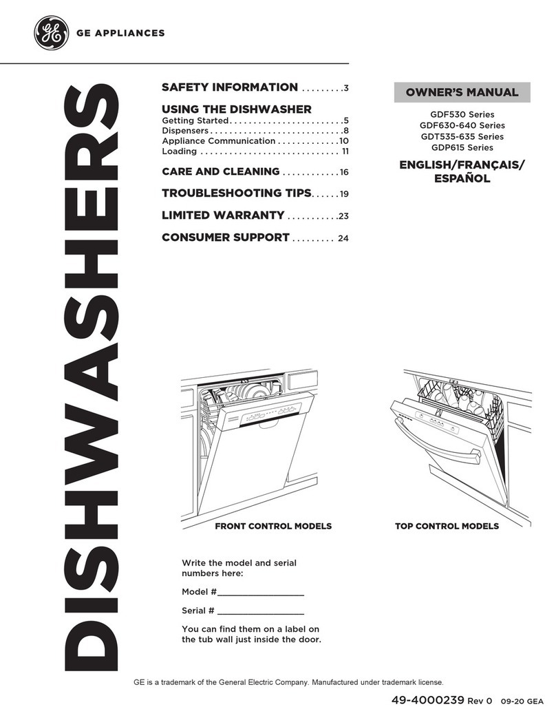 GE GDF510PSRSS User manual