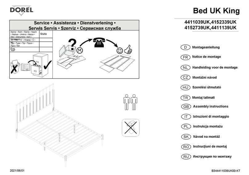 Dorel 4411039UK Assembly instructions