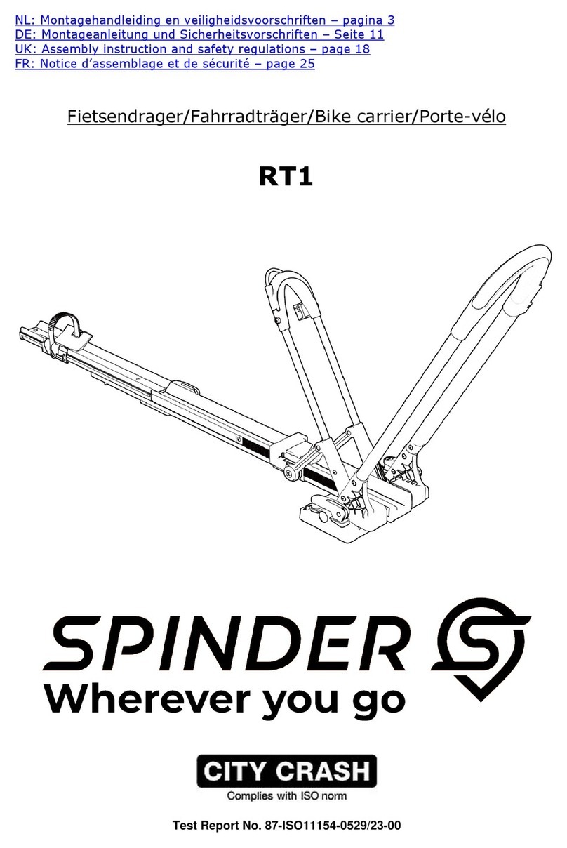 Spinder RT1 Assembly instruction and safety regulations Spinder RT1 Assembly instruction and safety regulations