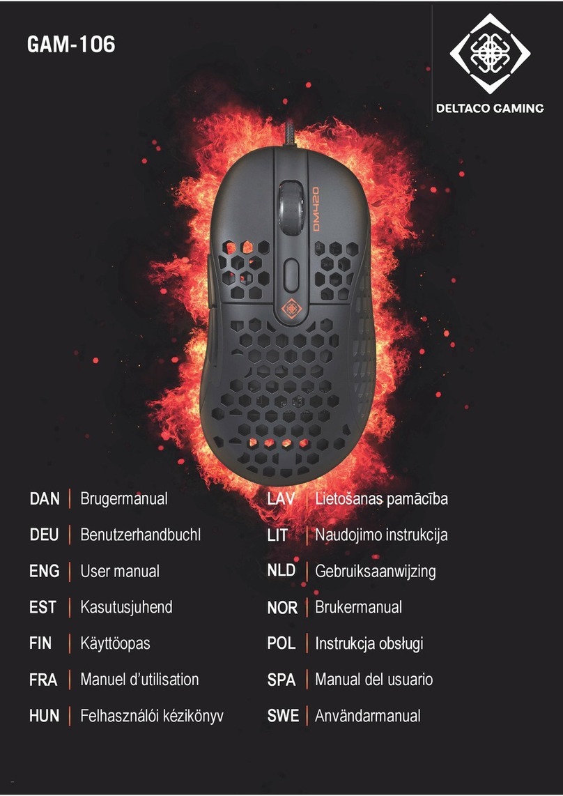 Deltaco Gaming GAM-106 User manual