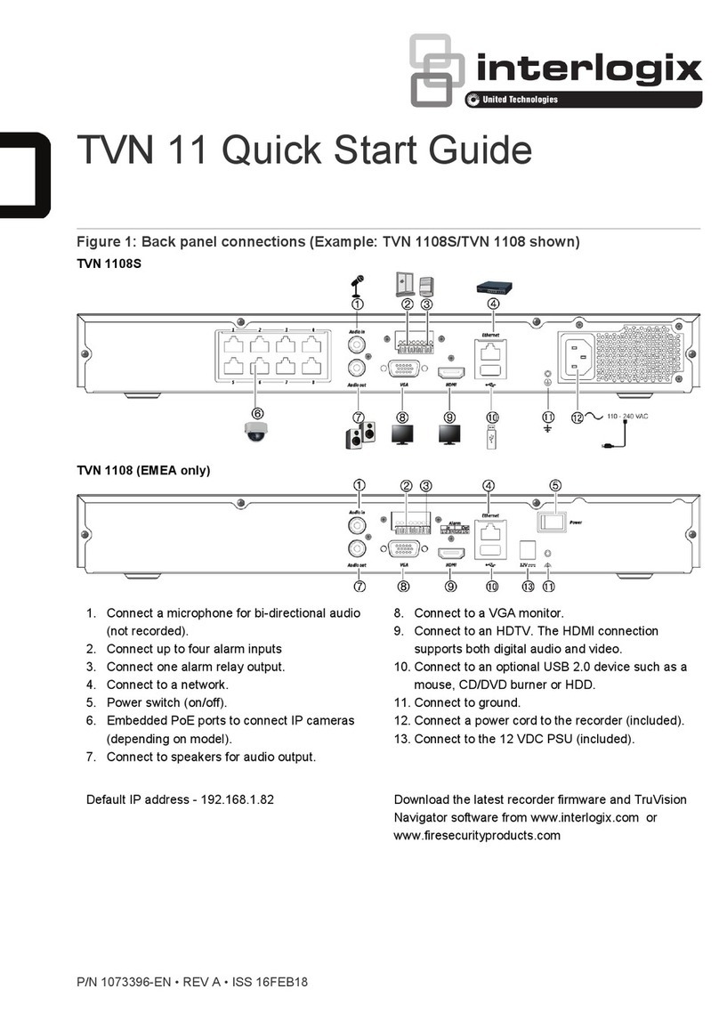 Interlogix TVN 11 quick start guide