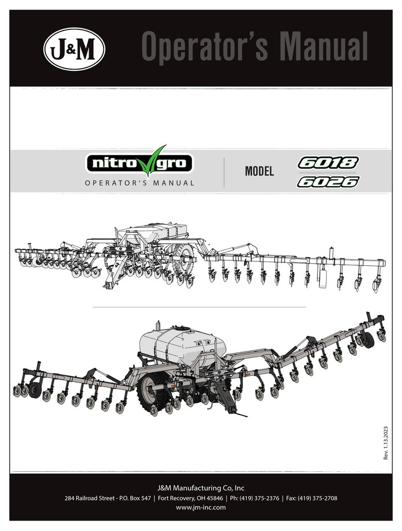 J&M 6018 Operator's manual