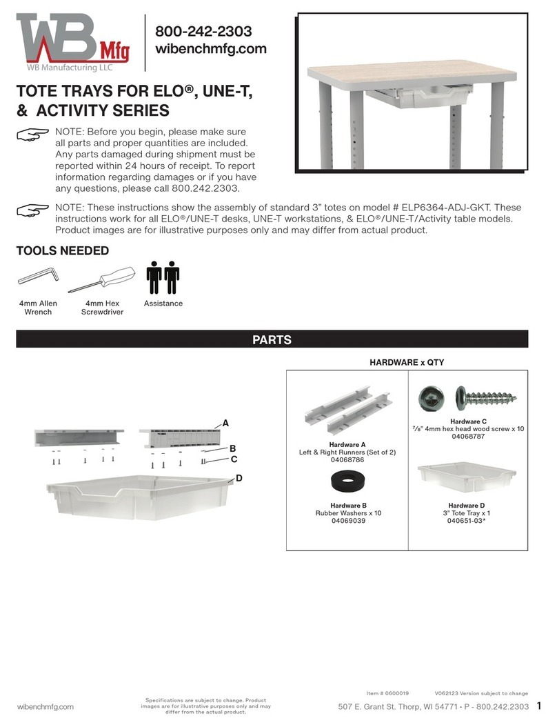 WB Mfg 800-242-2303 User manual