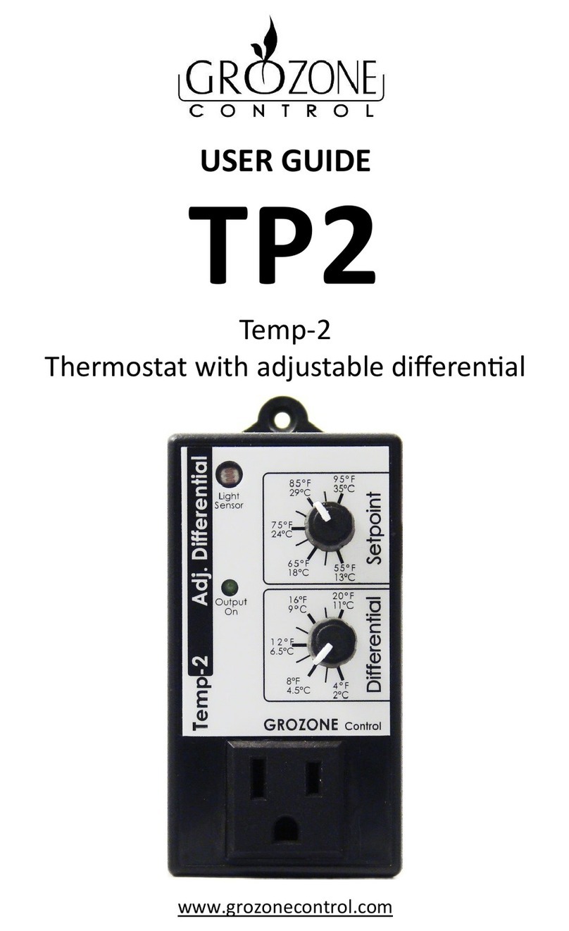 Grozone Control Temp-2 User manual