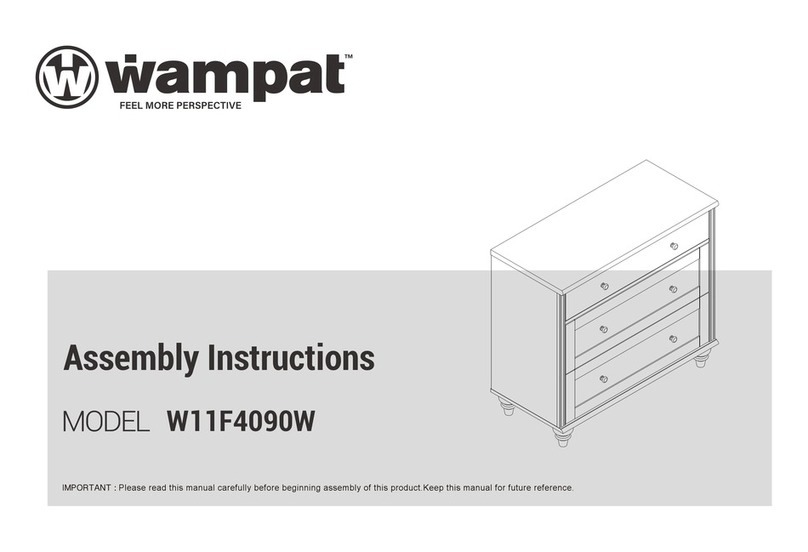 Wampat W11F4090W Assembly instructions Wampat W11F4090W Assembly instructions
