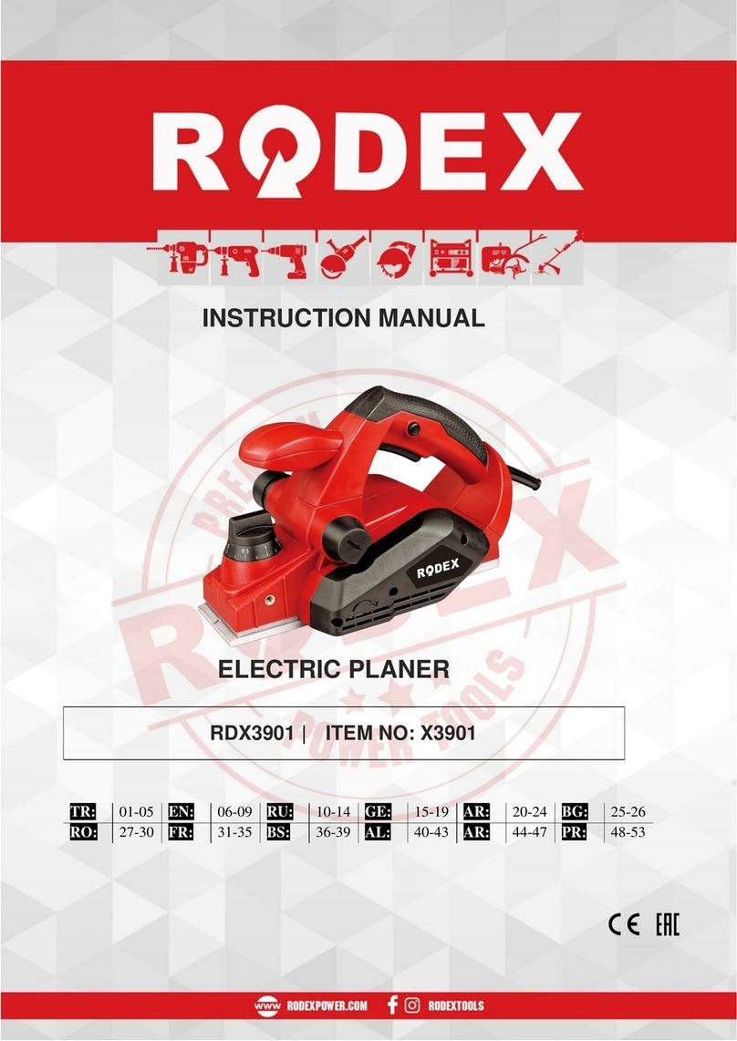 RODEX RDX3901 instruction manual