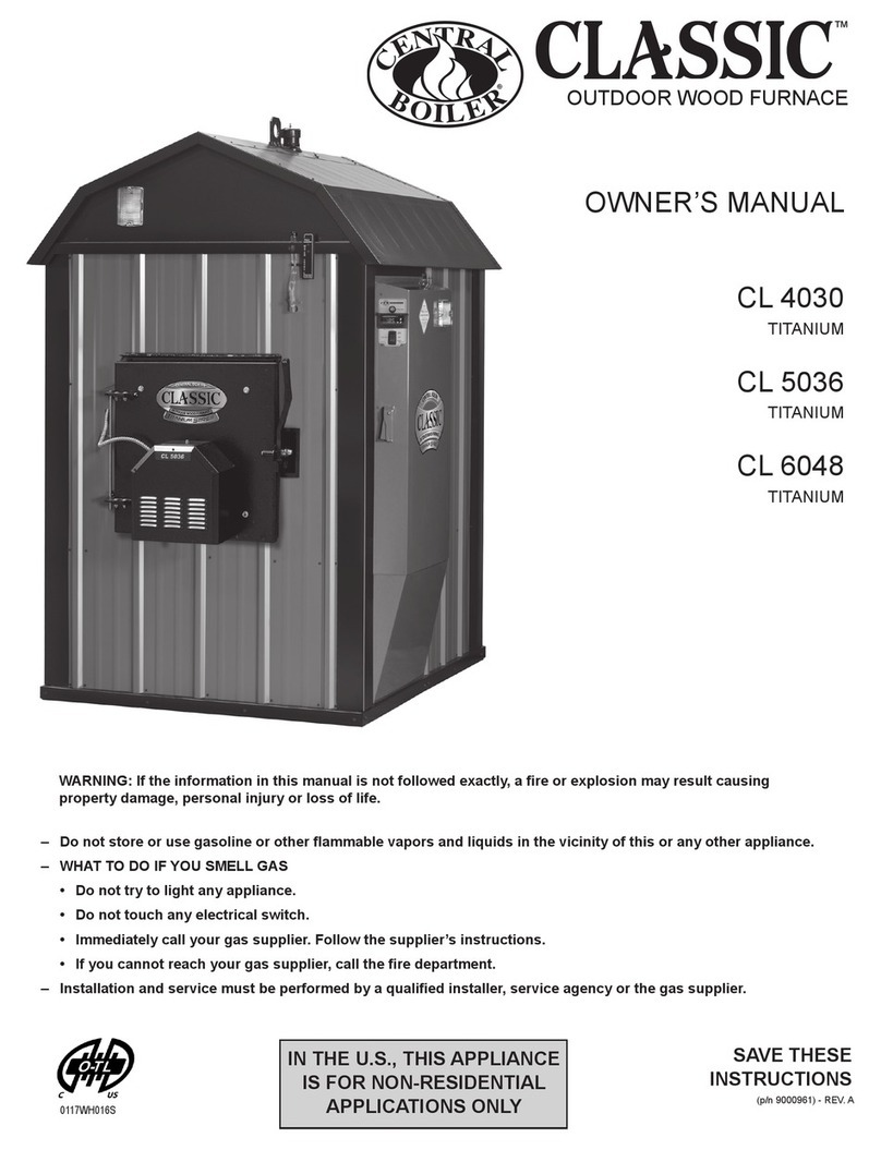 Central Boiler CL 4030 owner's manual Central Boiler CL 4030 owner's manual