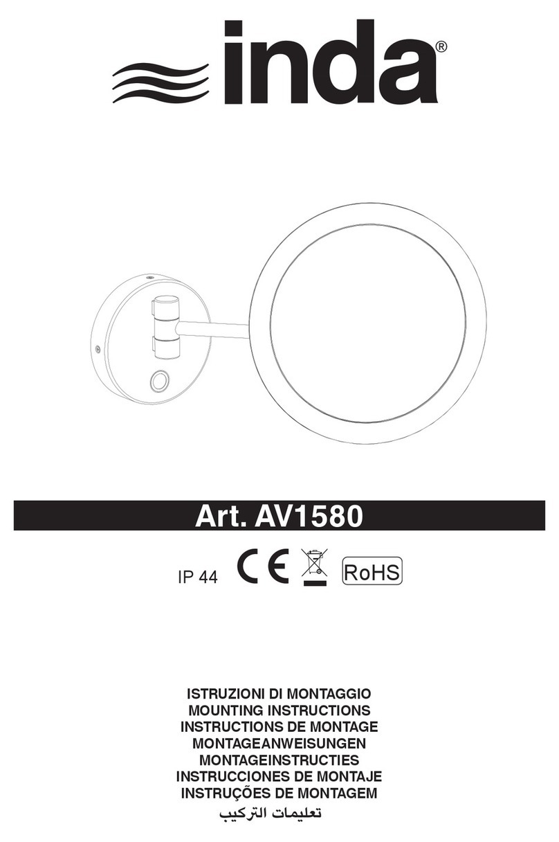 INDA AV1580 Mounting instructions