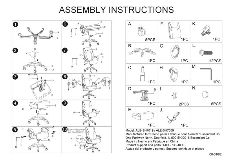 Alera ALE-SH7059 User manual