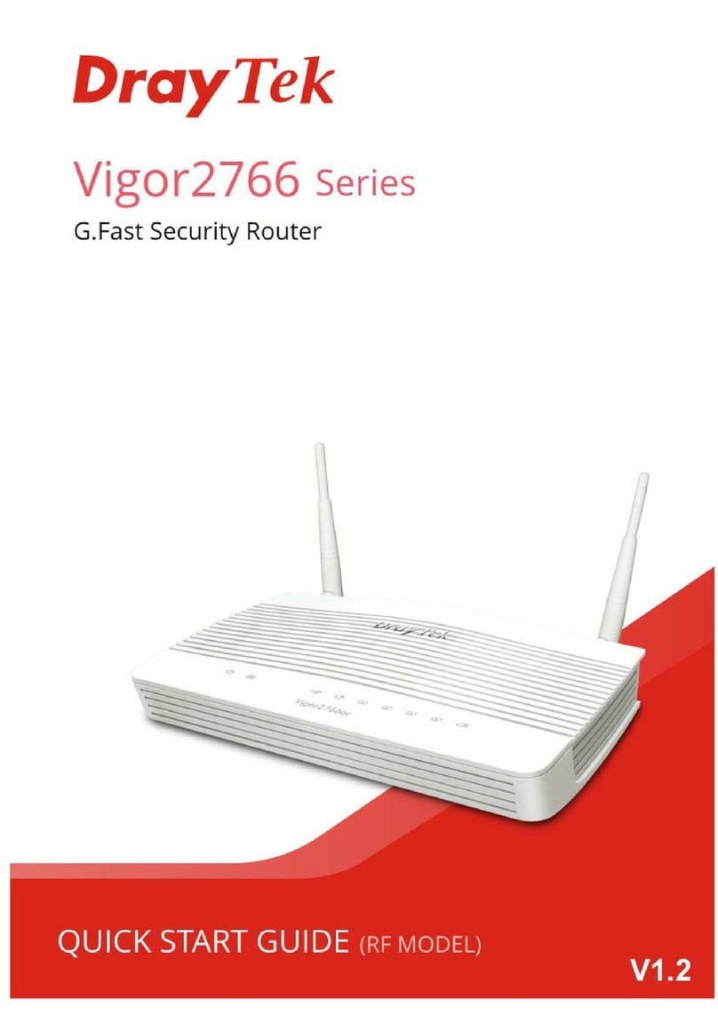 Draytek Vigor2766 User manual Draytek Vigor2766 User manual