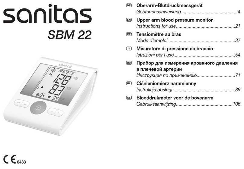 Sanitas SBM 22 User manual