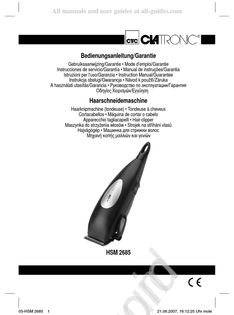 CTC Union CLATRONIC HSM 2685 instruction manual