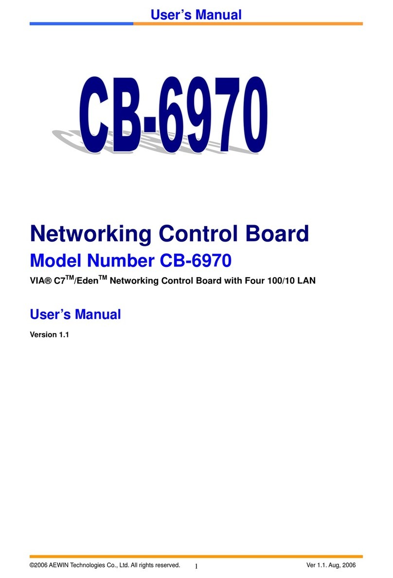Aewin Technologies CB-6970 Series user manual