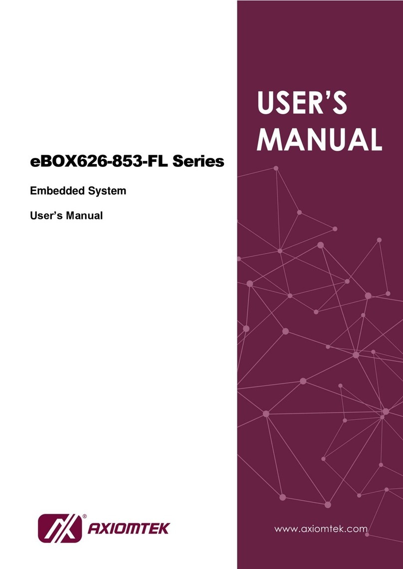AXIOMTEK eBOX626-853-FL Series user manual