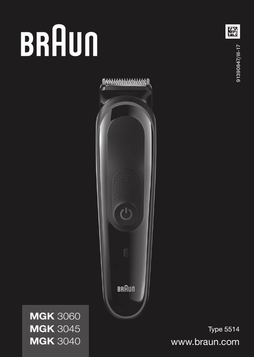 Braun MGK3242 User manual