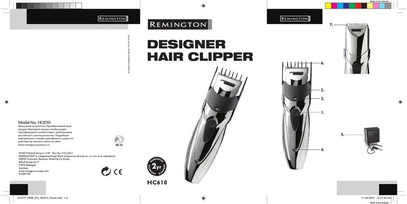 Remington HC610 manual