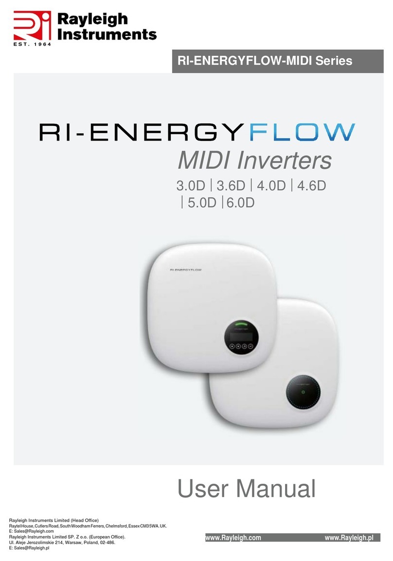 Rayleigh Instruments RI-ENERGY 3.0D user manual