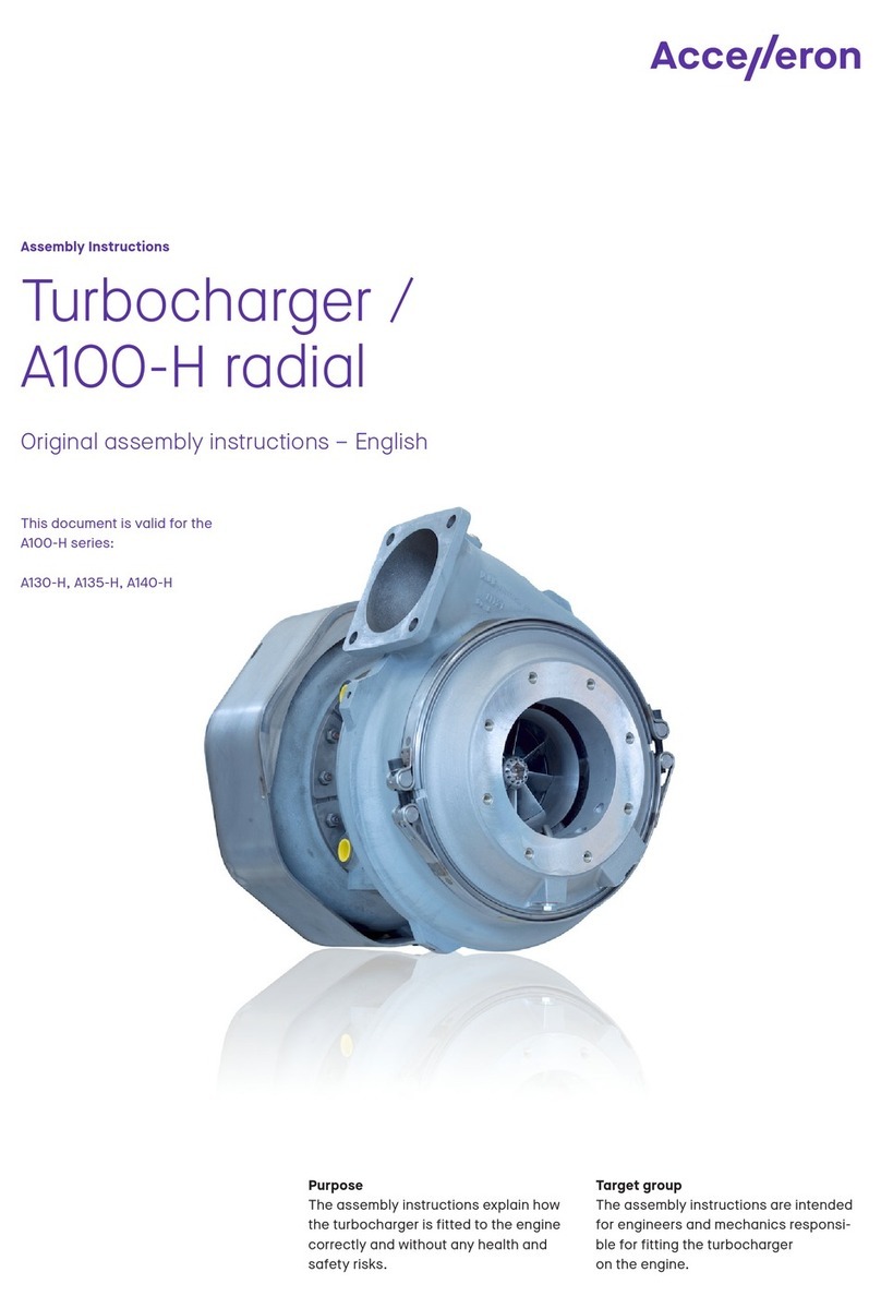 Accelleron A100-H Series Assembly instructions