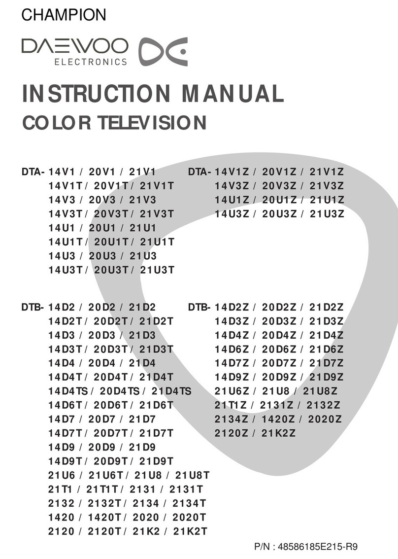 DAEWOO ELECTRONICS DTA-14V1 User manual DAEWOO ELECTRONICS DTA-14V1 User manual