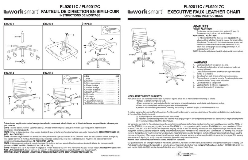 Work Smart Parkhill FL92011C User manual