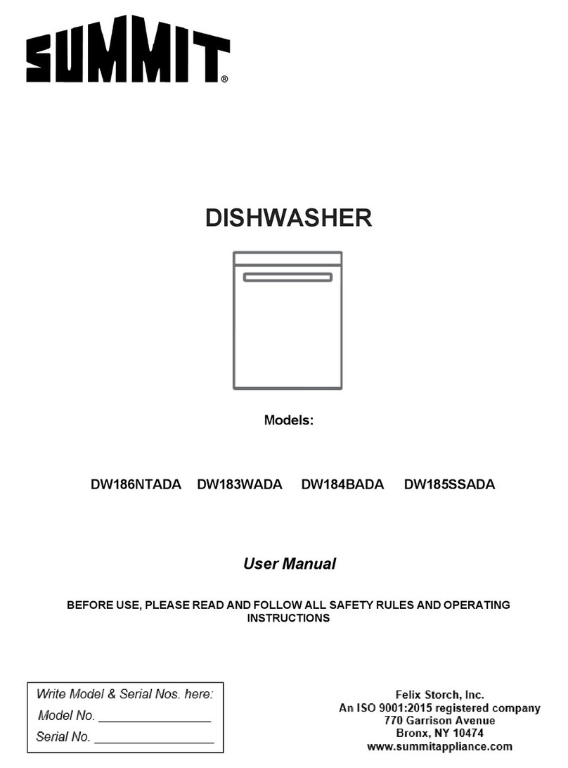 Summit DW186NTADA user manual