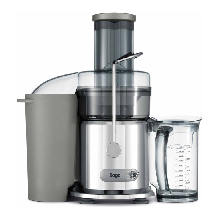 Sage Nutri Juicer BJE410 user manual