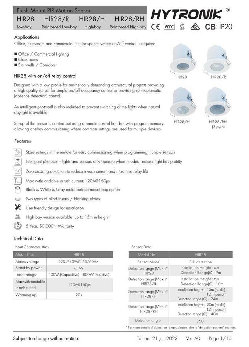 Hytronik HIR28 manual