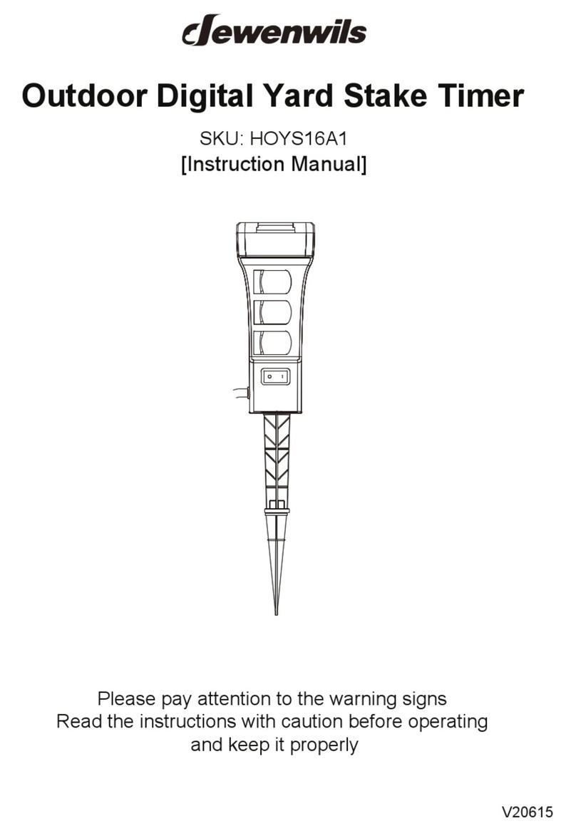 Dewenwils HOYS16A1 instruction manual
