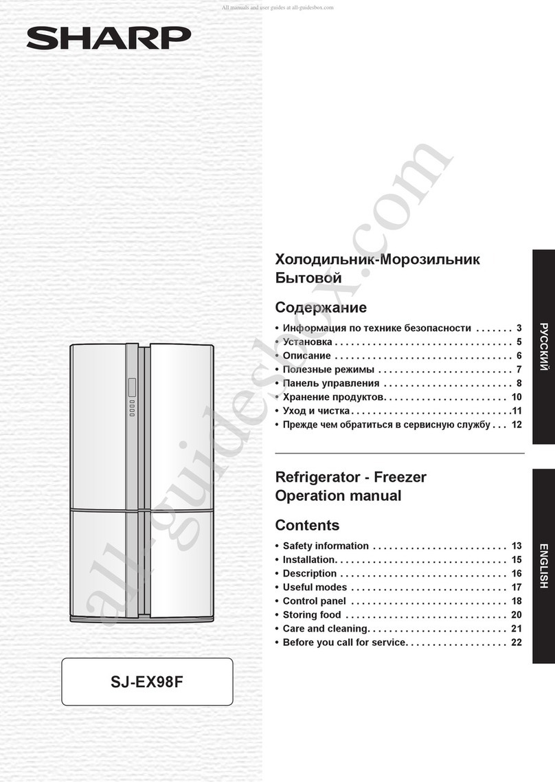 Sharp SJ-EX98F User manual Sharp SJ-EX98F User manual