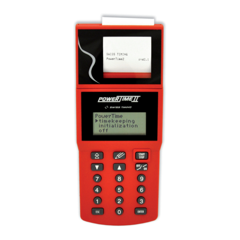 Swiss Timing POWERTIME II User manual