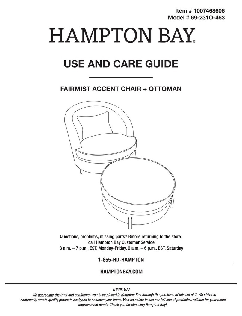 HAMPTON BAY 69-231O-463 Use and care guide HAMPTON BAY 69-231O-463 Use and care guide