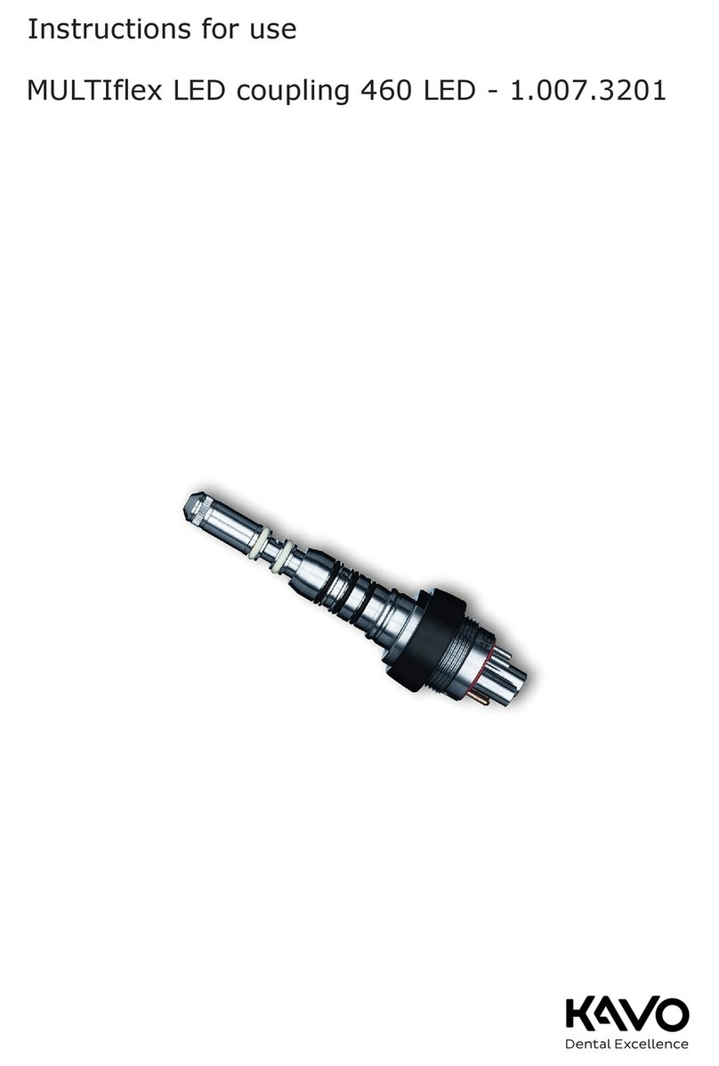 KaVo MULTIflex LED coupling 460 LED Instructions for use