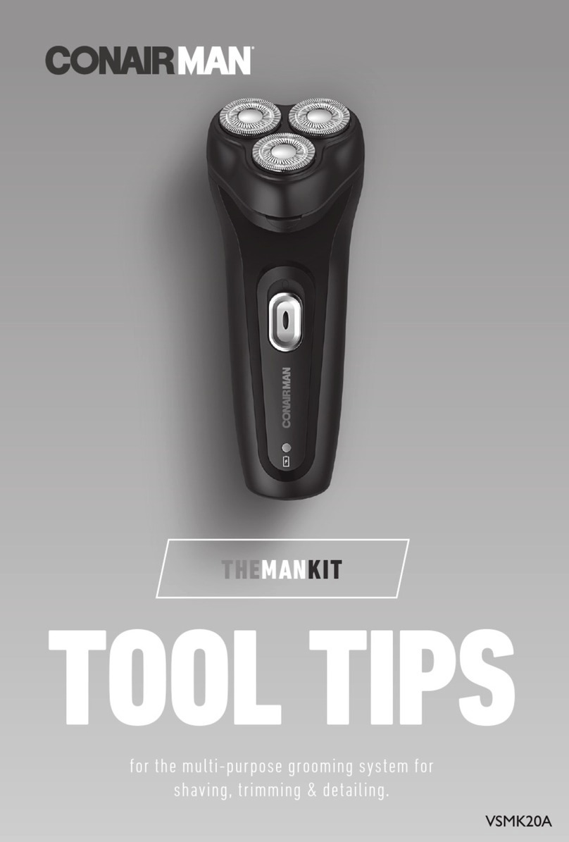 Conair MAN VSMK20A User manual Conair MAN VSMK20A User manual