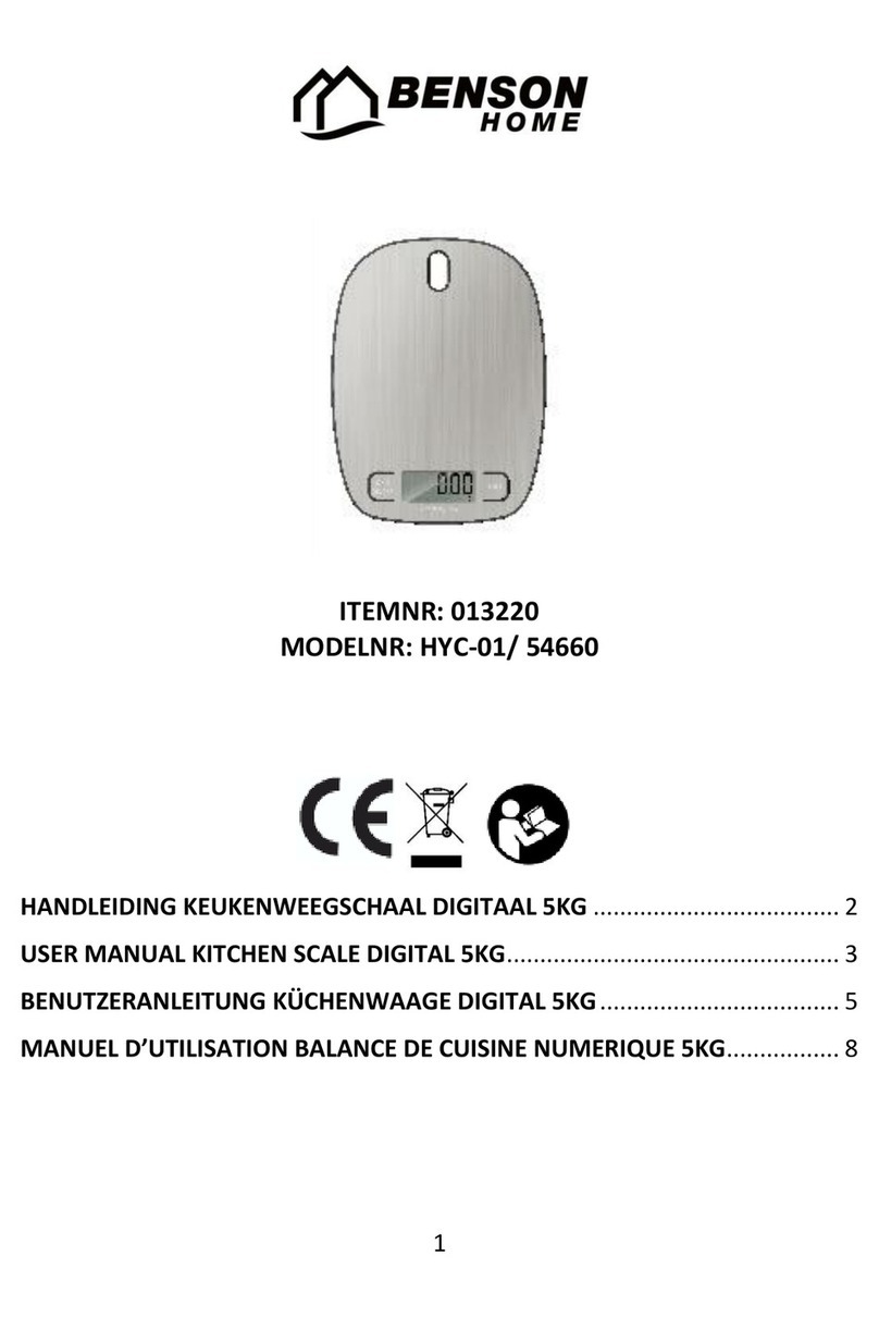 BENSON HOME HYC-01 user manual