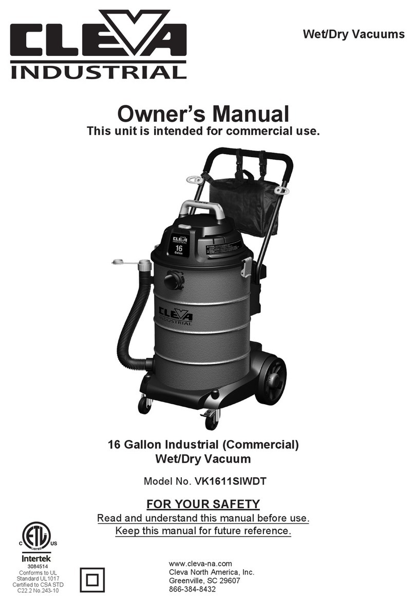 Cleva VK1611SIWDT owner's manual