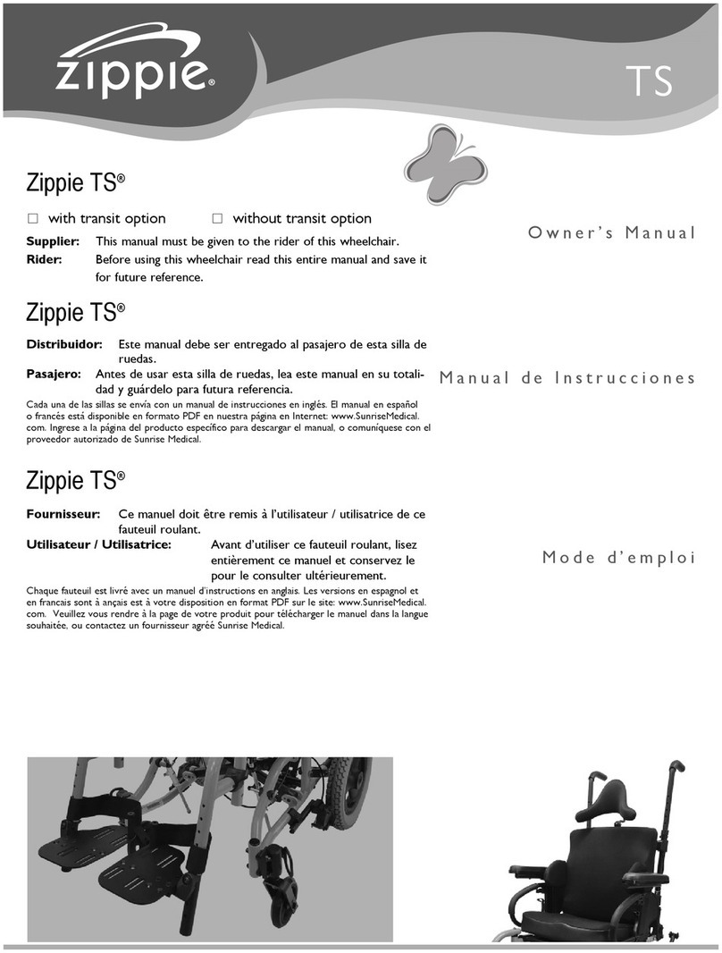 Sunrise Medical Zippie TS manual