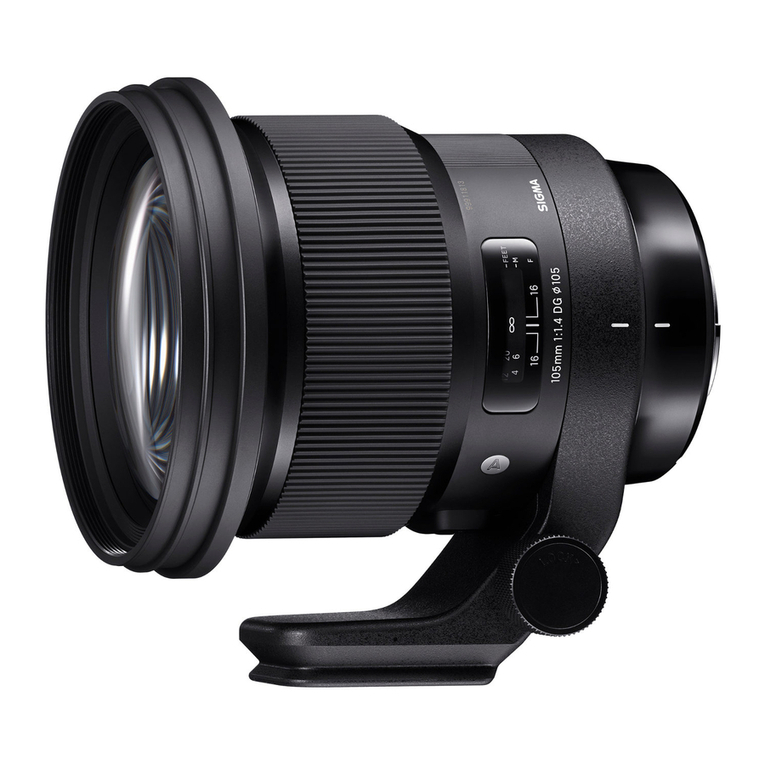 Sigma 105mm F1.4 DG HSM User manual