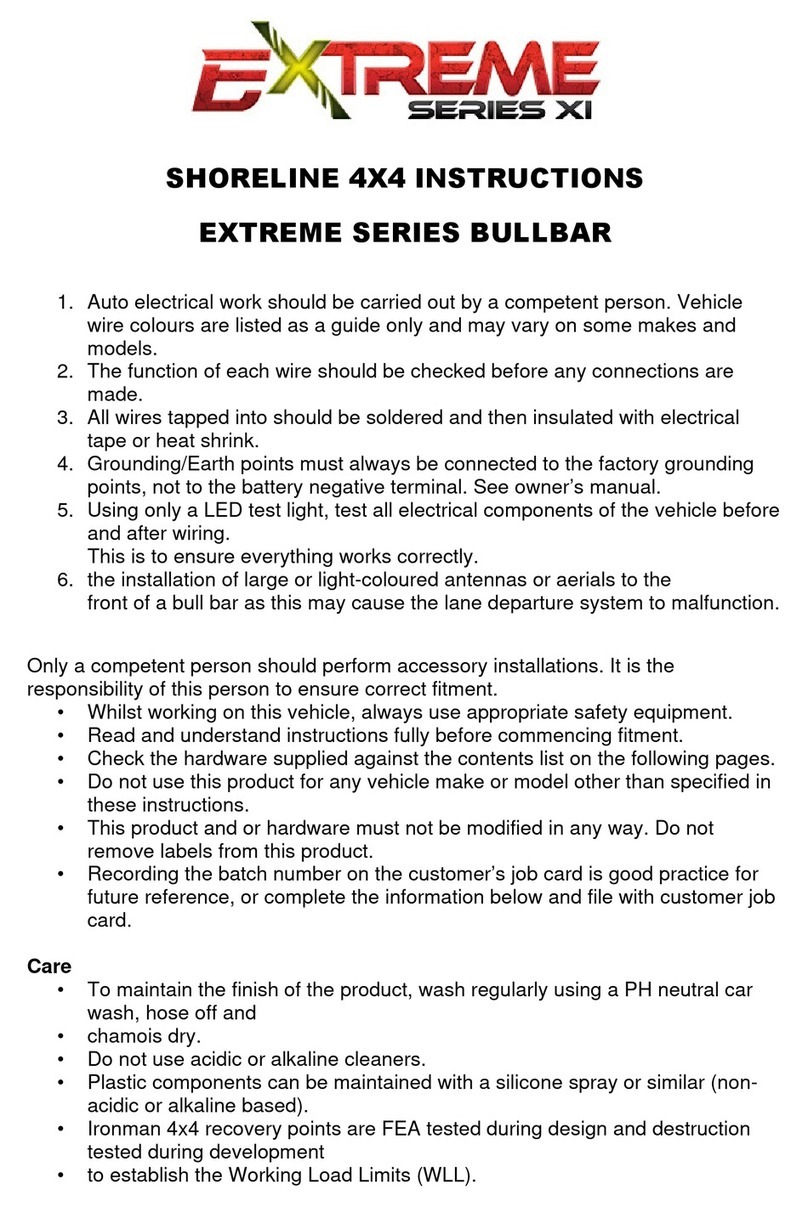 SLX Extreme Series Fitting instructions