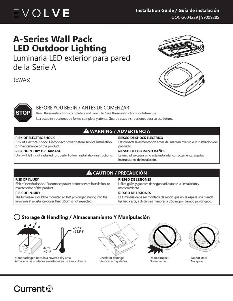 Current Evolve EWAS A Series installation guide