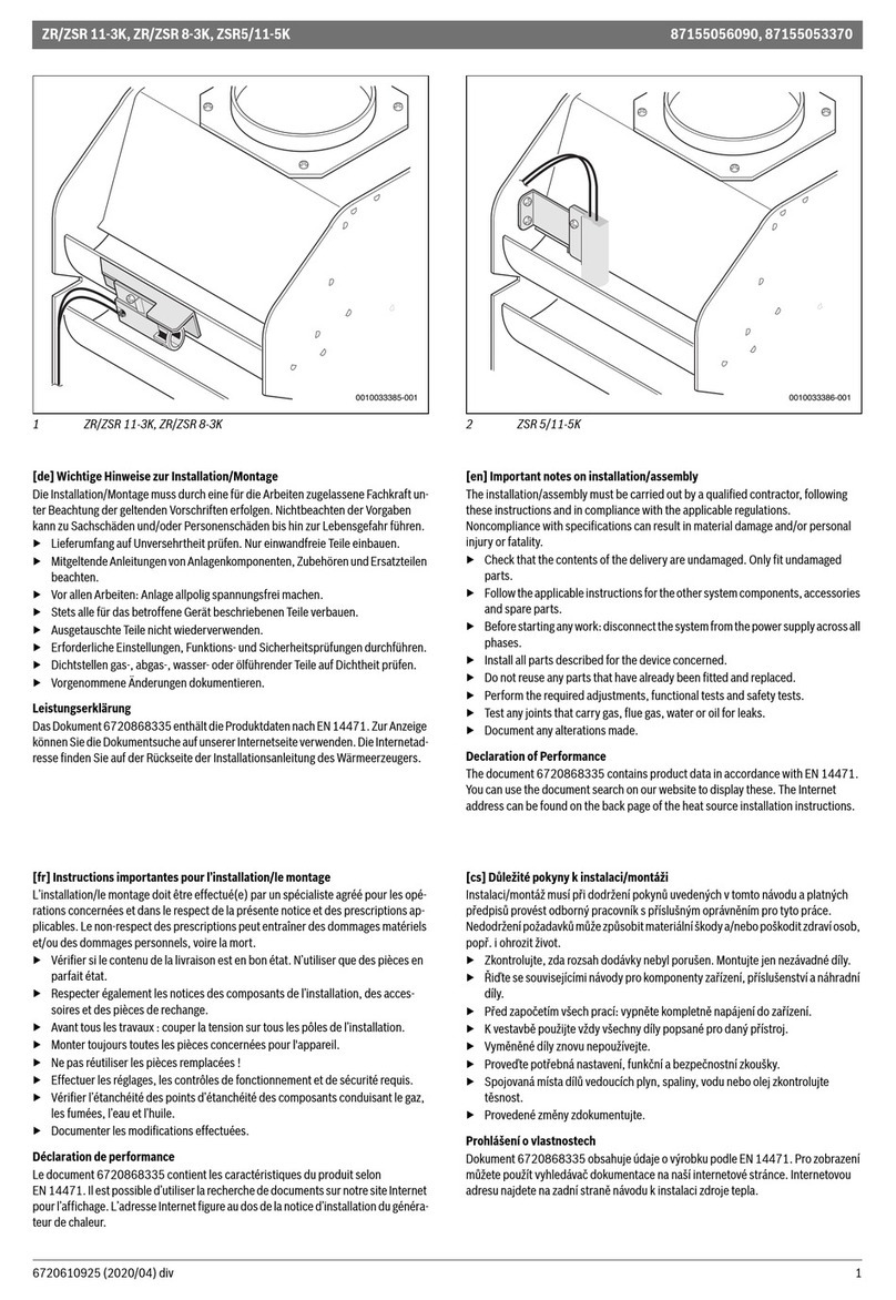 Bosch ZR 11-3K User manual Bosch ZR 11-3K User manual