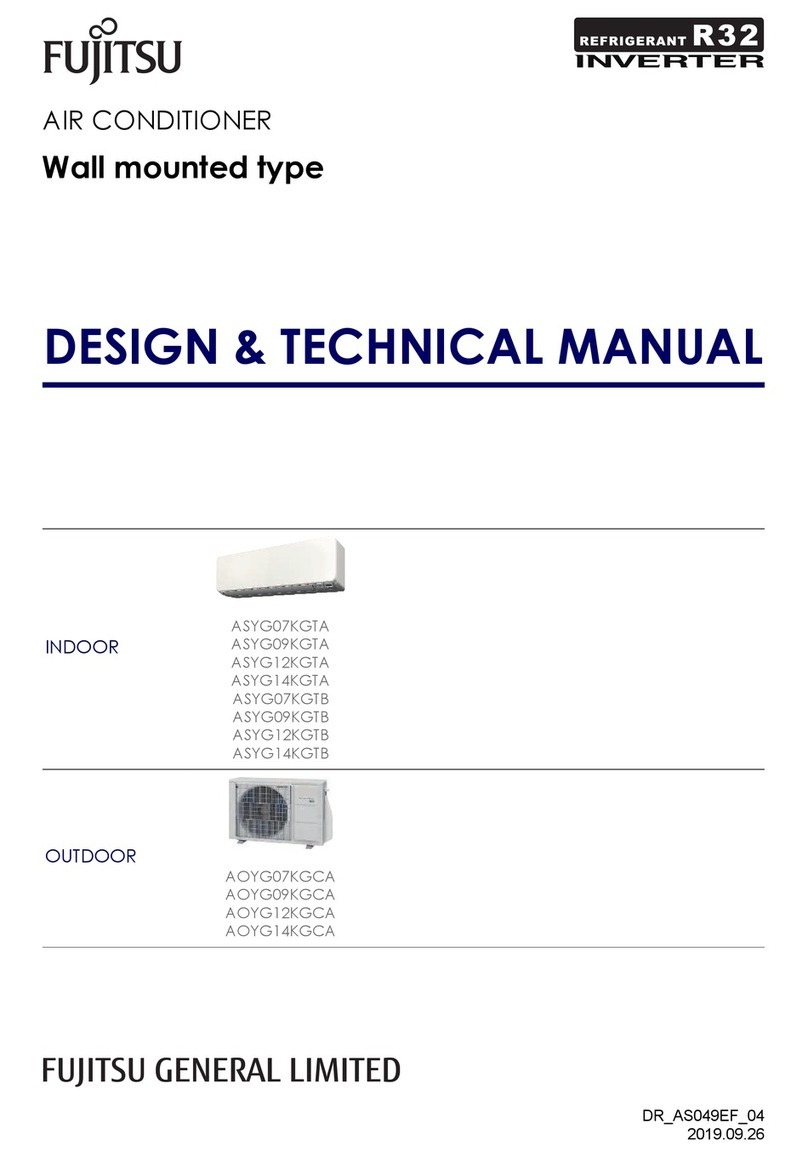 Fujitsu ASYG09KGTA Service manual