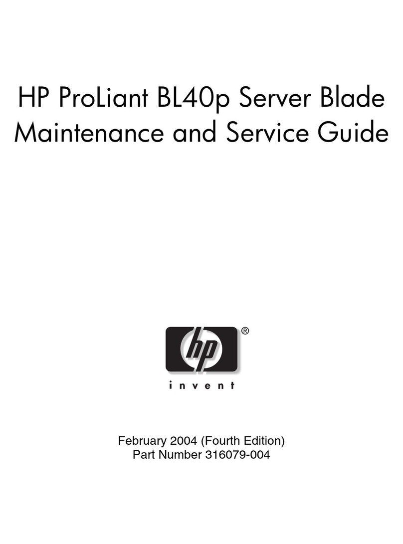 HP ProLiant BL40p Manual