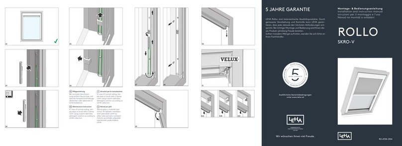 LEHA SKRO-V Installation and instruction manual