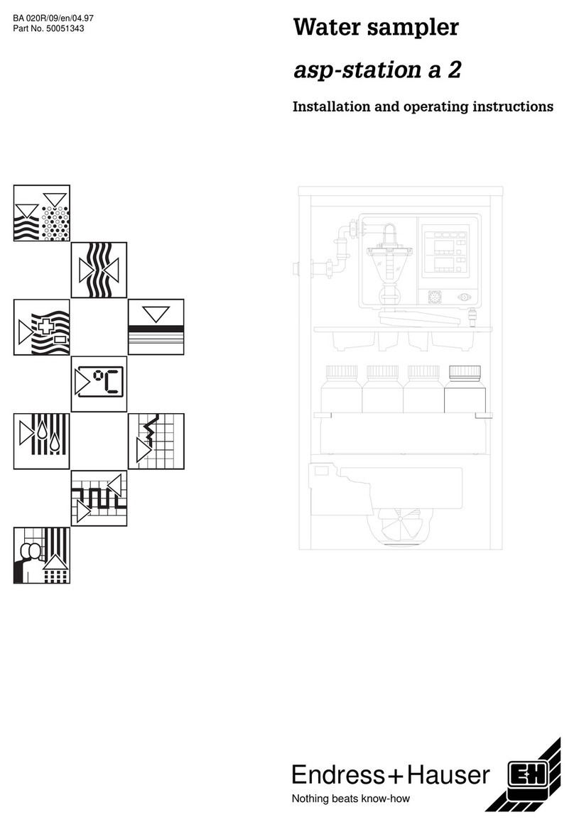 Endress+Hauser asp-station a 2 User manual