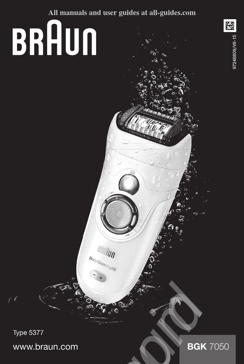 Braun BGK 7050 User manual Braun BGK 7050 User manual
