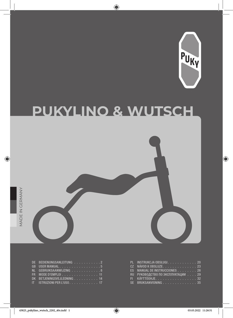 Puky Pukylino user manual