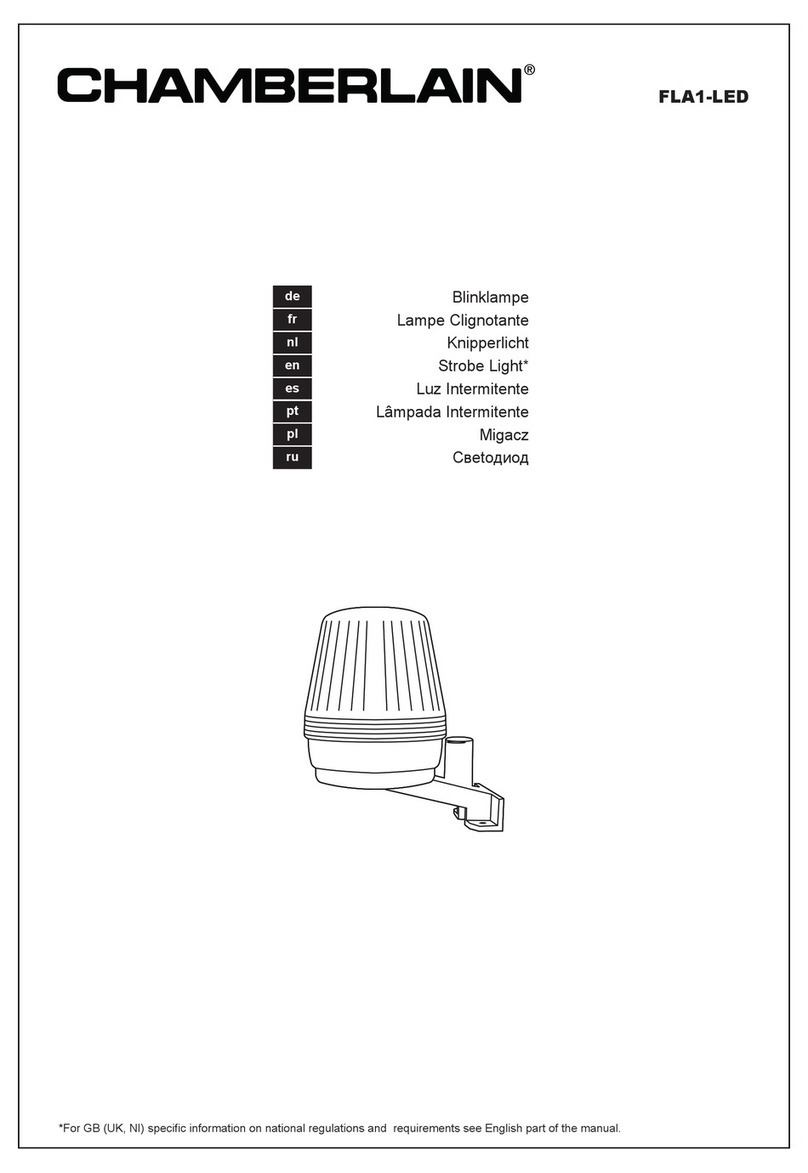 Chamberlain FLA1-LED User manual