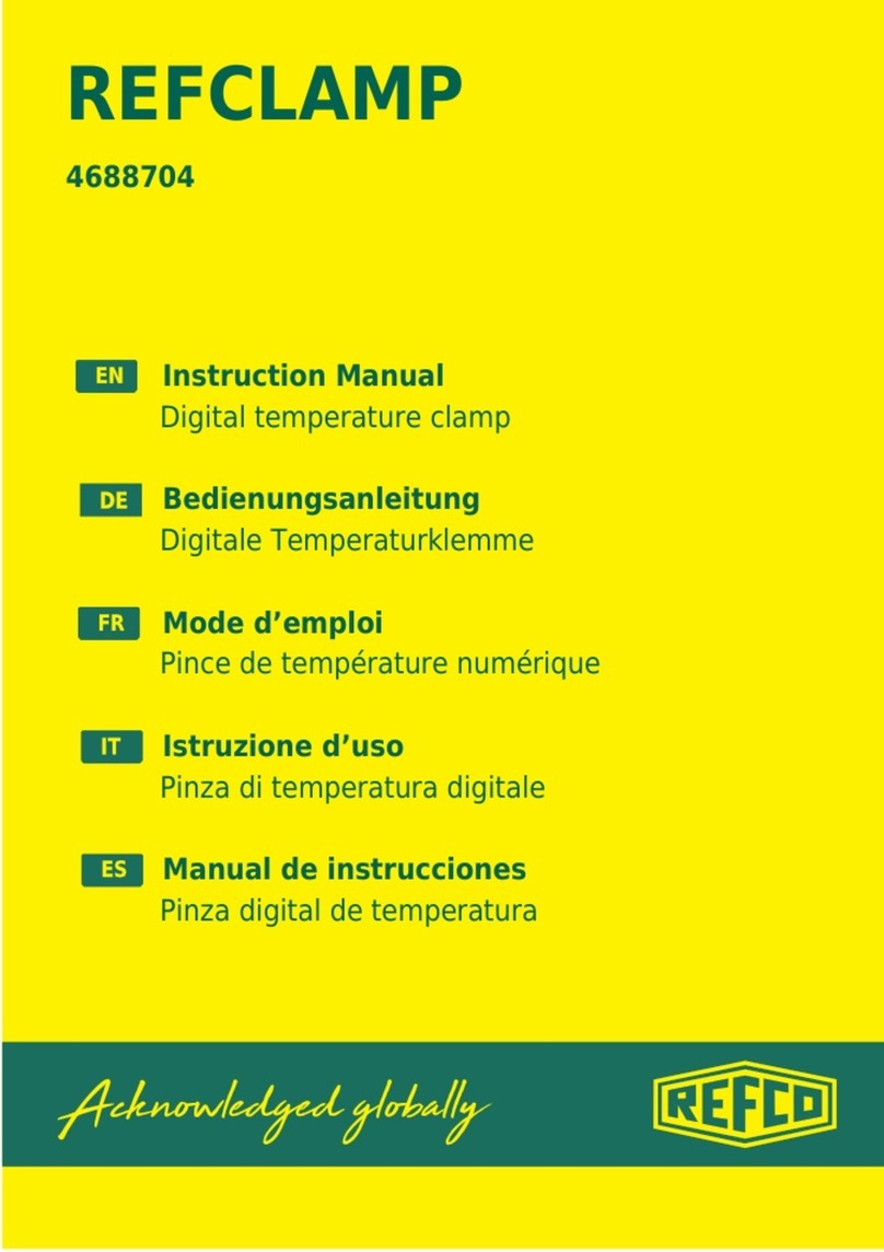 Refco REFCLAMP User manual