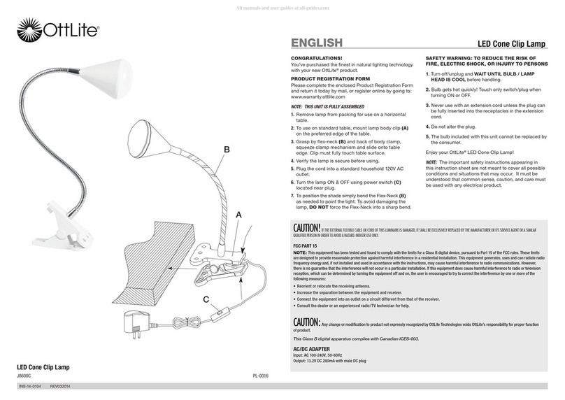 OttLite J8600C User manual
