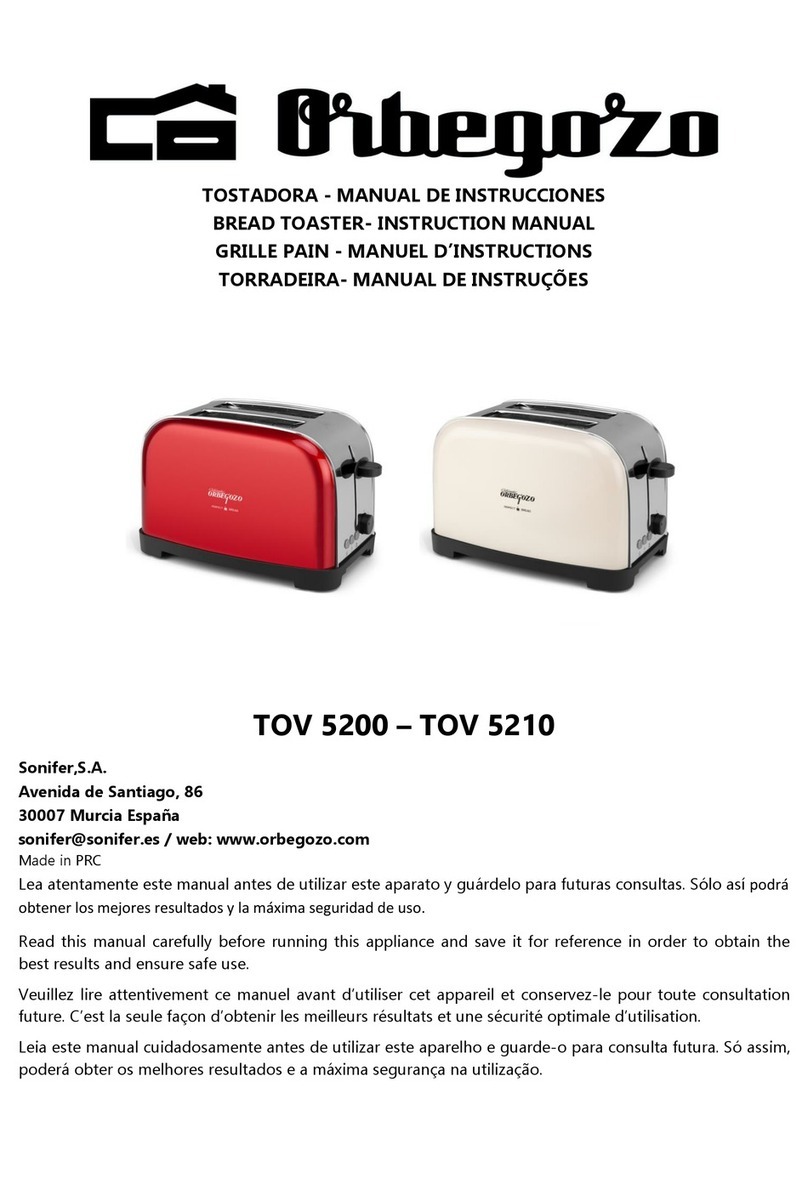 Orbegozo TOV 5200 instruction manual